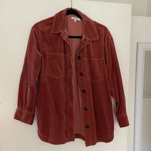 Madewell corduroy brown shacket